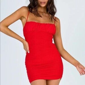Princess Polly Red Mini Dress